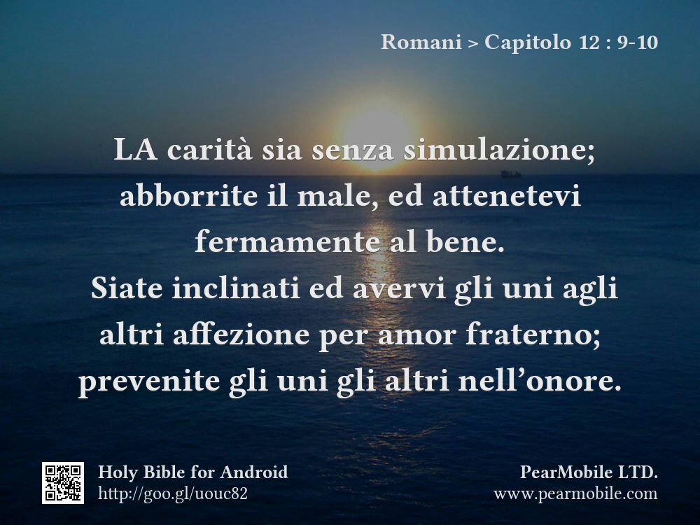 Romani, Capitolo 12:9-10